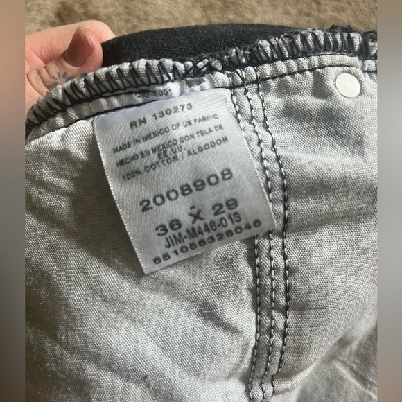 Black Lee Straight Leg Jeans, size 36/29 - Picture 6 of 6